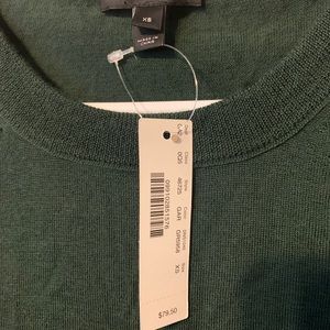 NWT J Crew Emerald Green Sweater